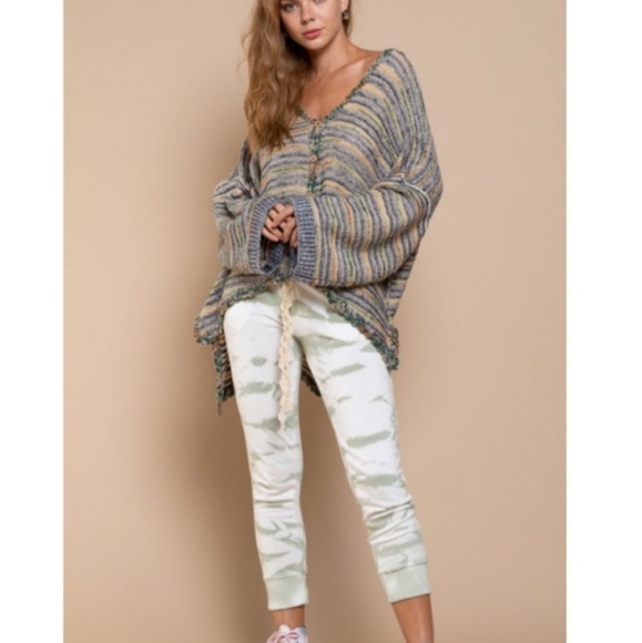 🐑POL Clothing Hi Lo Oversized Lounging Sweater - Picture 14 of 16